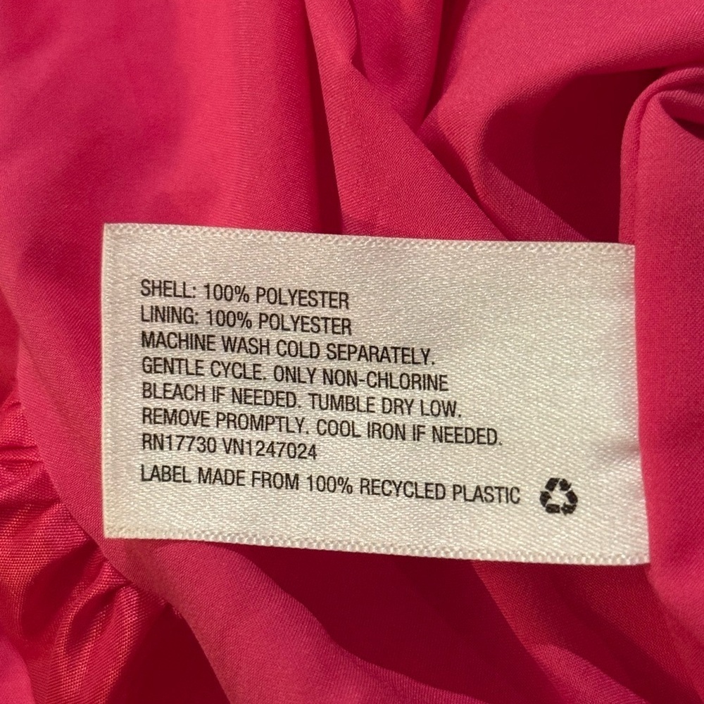 A new day Target magenta bubble ruffle pink tiered blouse women’s size XL - Picture 8 of 8